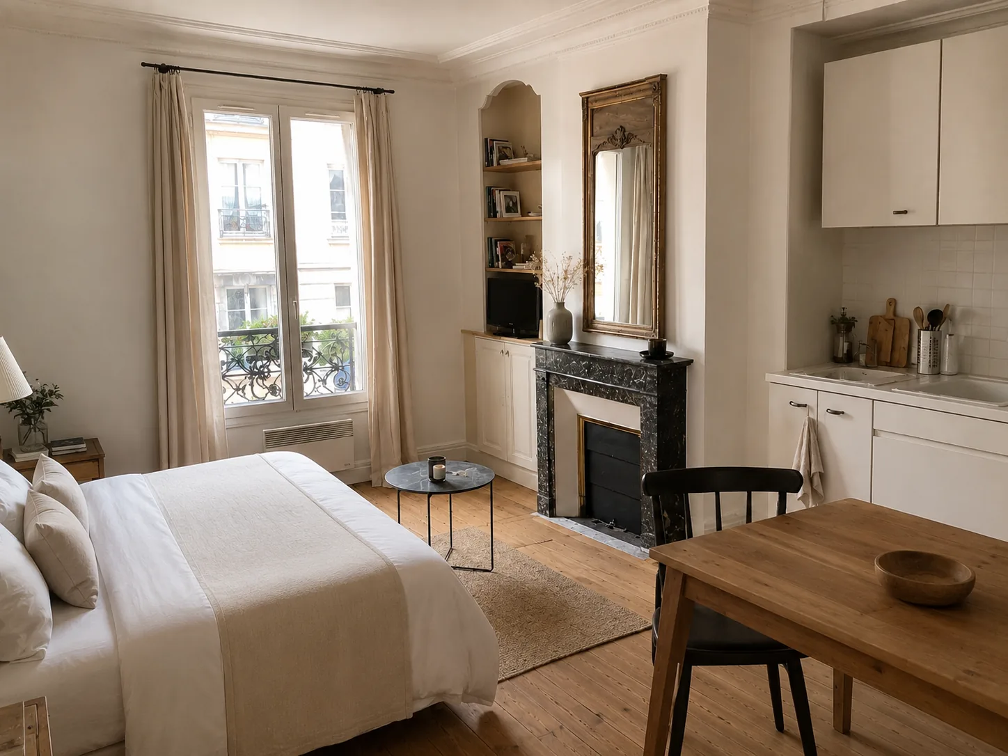 État des lieux au retour — Paris 17e, T3 65 m²